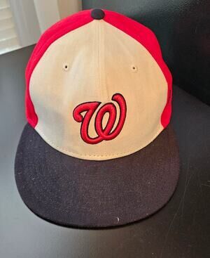 Washington Nationals Baseball Hat MLB 9Fifty New Era Med-Large Genuine Merch.